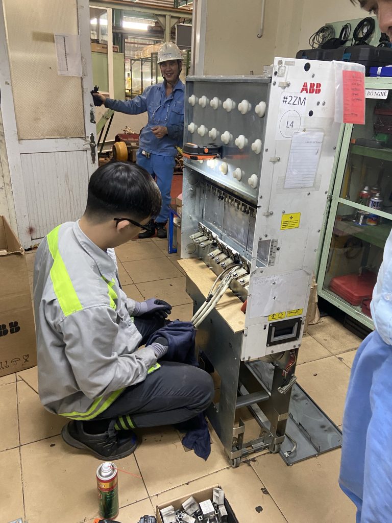 thay thế linh kiện chính hãng biến tần ABB ACS800